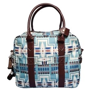 Pendleton Blue and Brown Travel Bag